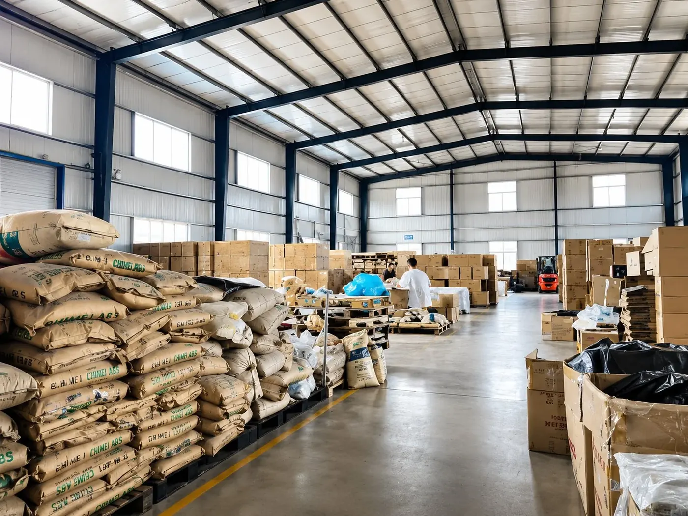 Raw material warehouse